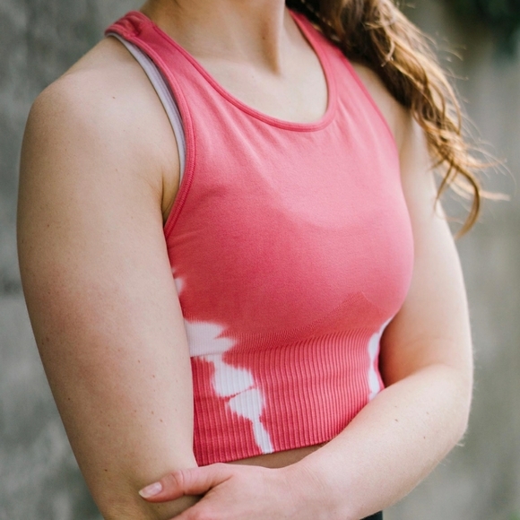 ZYIA Tops - Zyia 904 pink Hendrix halter top